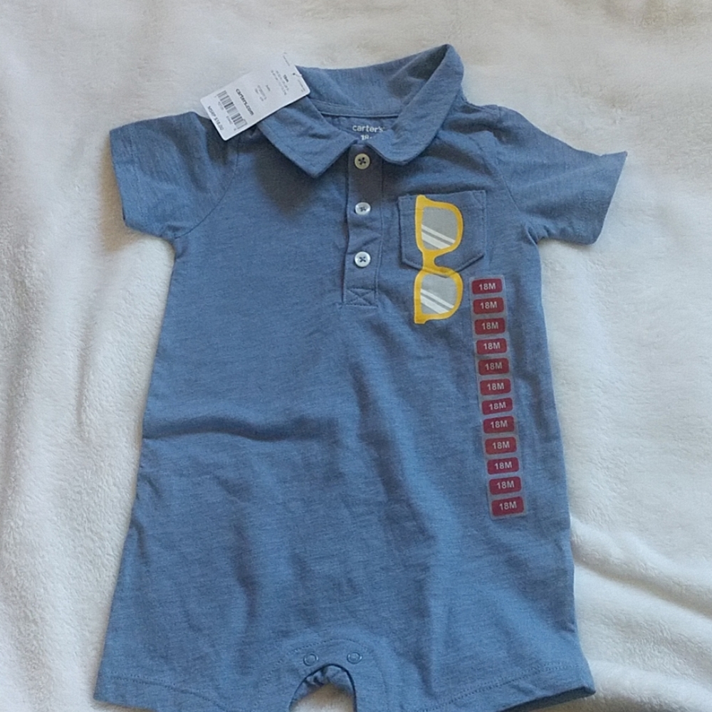 Boy's one piece shirt set